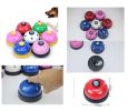 Set of 2 Pet Training Bells Cat Dog Footprints Bells Interactive Toys [A]