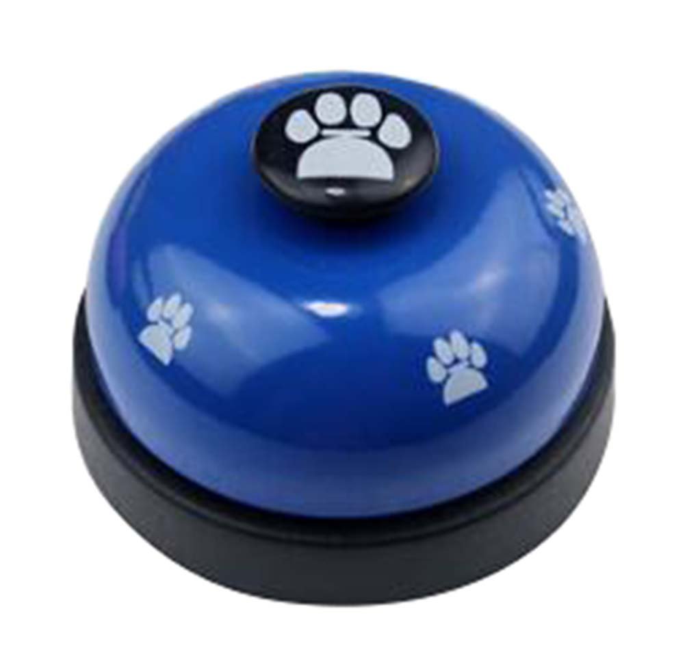 Set of 2 Pet Training Bells Cat Dog Footprints Bells Interactive Toys [B]