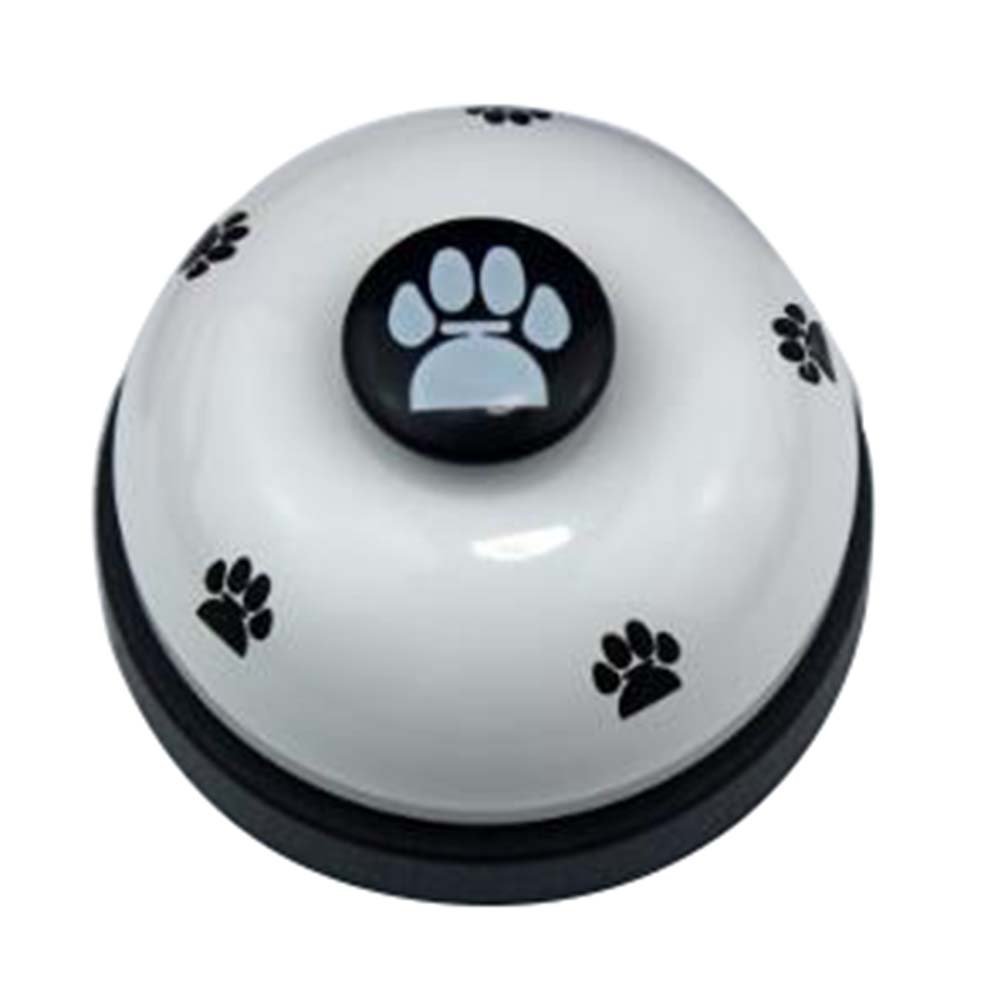 Set of 2 Pet Training Bells Cat Dog Footprints Bells Interactive Toys [C]