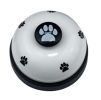 Set of 2 Pet Training Bells Cat Dog Footprints Bells Interactive Toys [C]