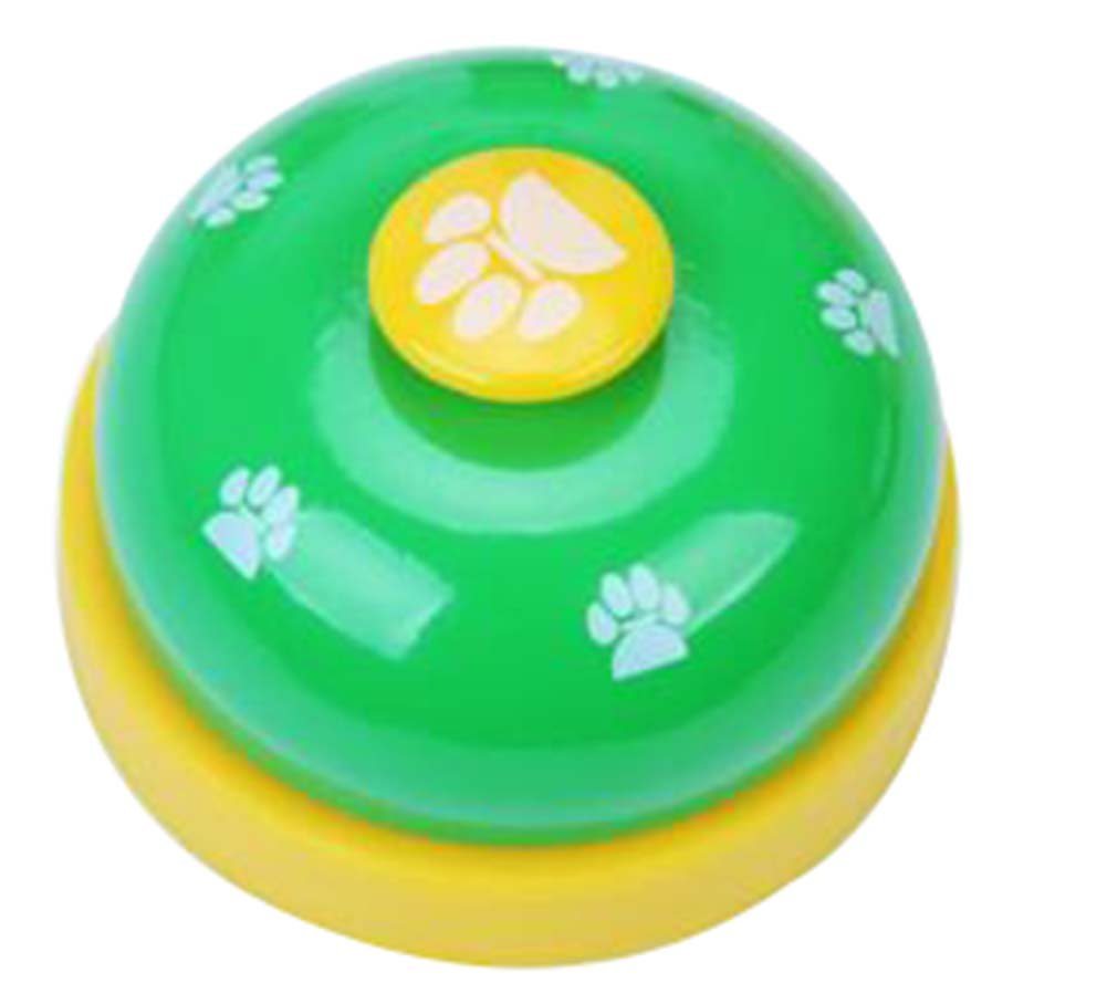 Set of 2 Pet Training Bells Cat Dog Footprints Bells Interactive Toys [D]