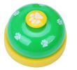 Set of 2 Pet Training Bells Cat Dog Footprints Bells Interactive Toys [D]