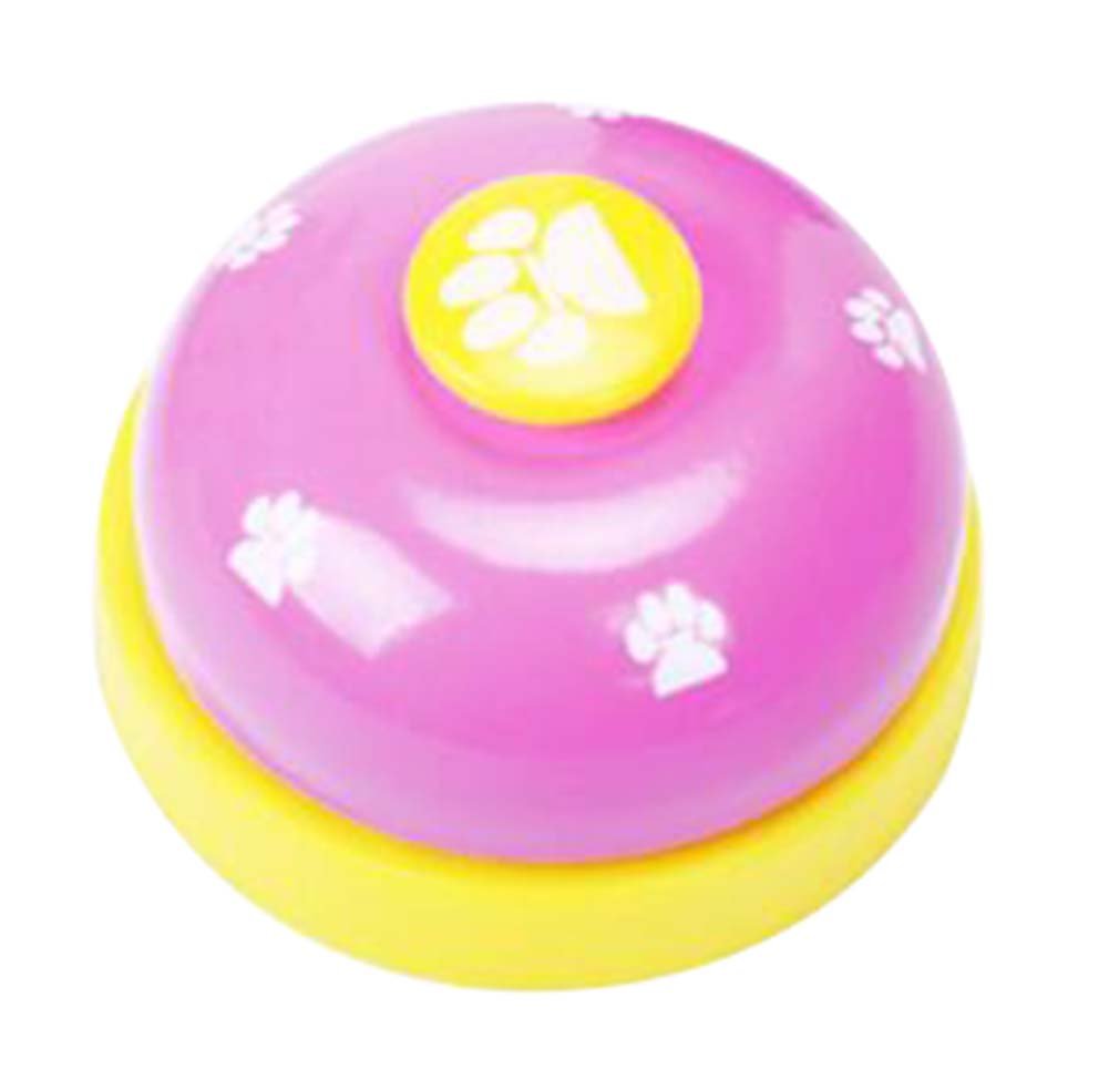 Set of 2 Pet Training Bells Cat Dog Footprints Bells Interactive Toys [E]
