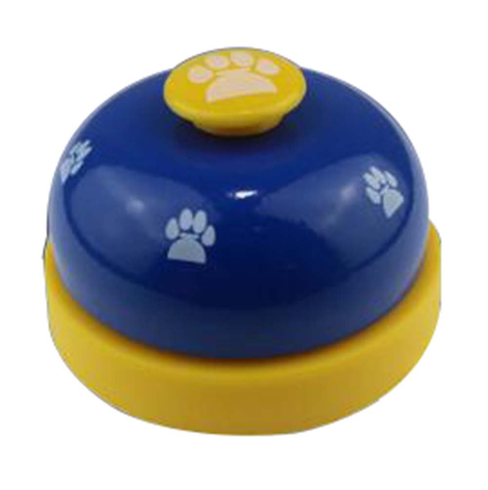Set of 2 Pet Training Bells Cat Dog Footprints Bells Interactive Toys [F]