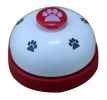 Set of 2 Pet Training Bells Cat Dog Footprints Bells Interactive Toys [I]