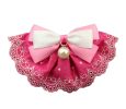 Pet Necklace Pet Cat And Dog Bell Bow Tie Accessories [Pearl Style-1]