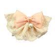 Pet Necklace Pet Cat And Dog Bell Bow Tie Accessories [Pearl Style-2]
