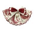 Pet Necklace Pet Cat And Dog Bell Bow Tie Accessories [Pearl Style-4]