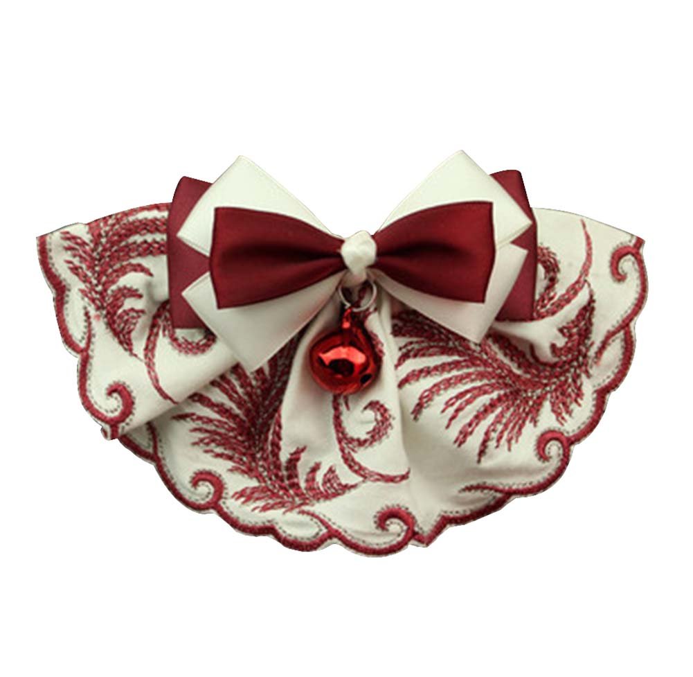 Pet Necklace Pet Cat And Dog Bell Bow Tie Accessories [Small Bell-4]