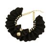 Pet Necklace Pet Cat And Dog Bell Bow Tie Accessories [Pearl Style-5]