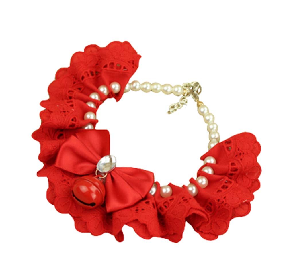 Pet Necklace Pet Cat And Dog Bell Bow Tie Accessories [Bell-6]
