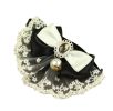 Pet Necklace Pet Cat And Dog Bell Bow Tie Accessories [Pearl Style-10]