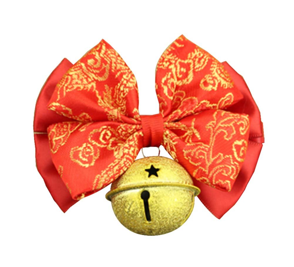 Chinese Style Auspicious Pet Bow Tie Dog Accessories Cat Bow Necklace [A]