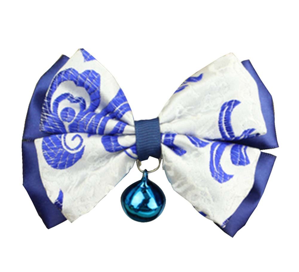 Chinese Style Auspicious Pet Bow Tie Dog Accessories Cat Bow Necklace [C]