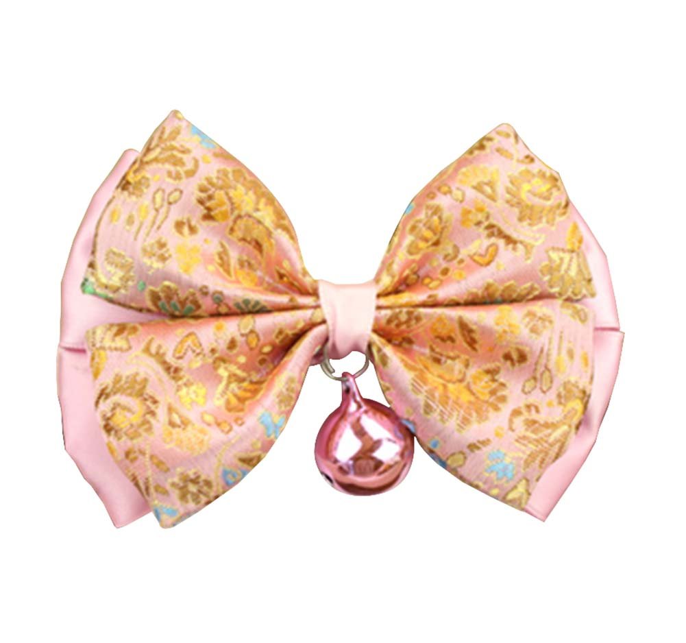 Chinese Style Auspicious Pet Bow Tie Dog Accessories Cat Bow Necklace [E]