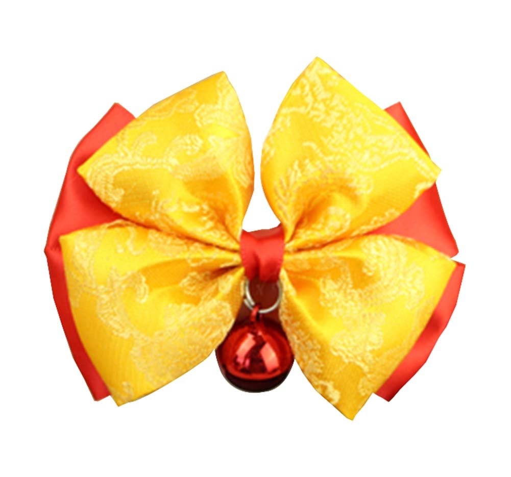 Chinese Style Auspicious Pet Bow Tie Dog Accessories Cat Bow Necklace [G]
