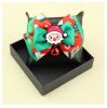 Christmas Pet Jewelry Dog Bow Tie Cat Decorative Collar Bell Bow [A]