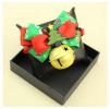 Christmas Pet Jewelry Dog Bow Tie Cat Decorative Collar Bell Bow [B]
