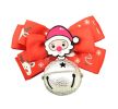 Christmas Pet Jewelry Dog Bow Tie Cat Decorative Collar Bell Bow [E]