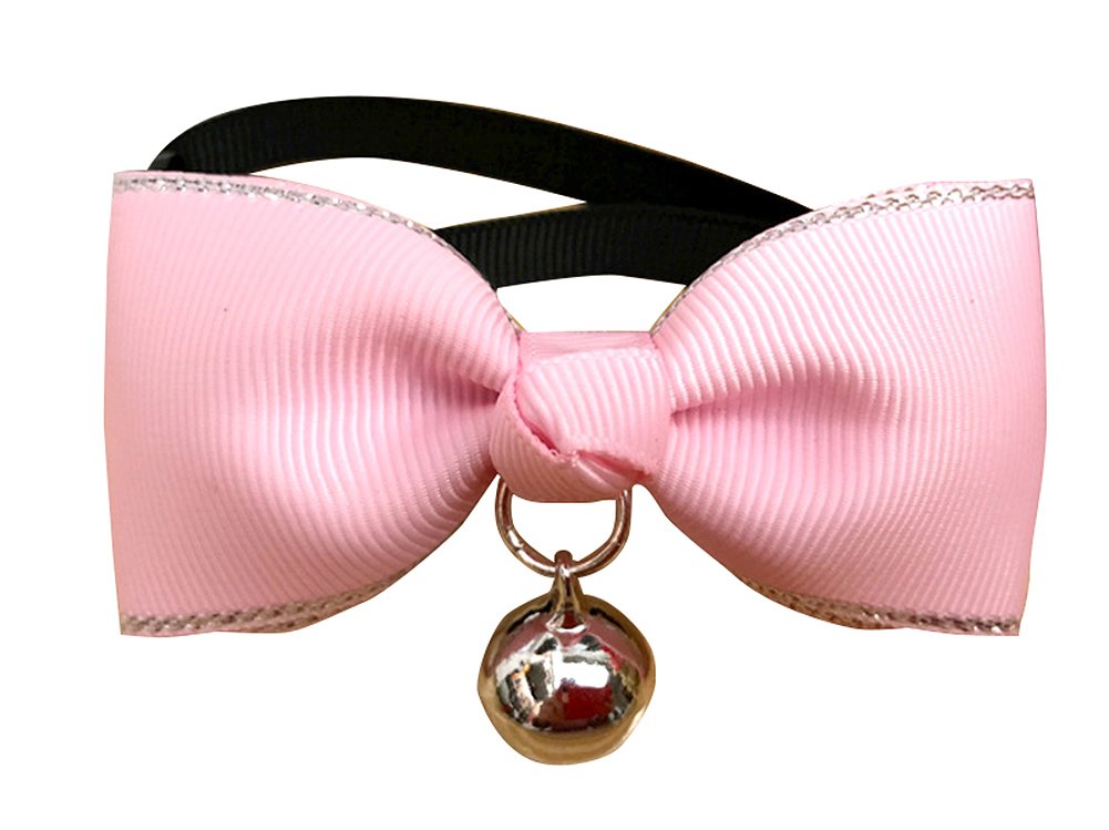 Set of 2 Pet Jewelry Puppies Cat Bow Tie Decorative Bell Bow-Knot #01
