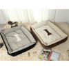 Fashion Pet Supplies Pet Bed for Small Cat Dog Rectangle Pet House Kennel Black