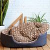 Detachable House Pet Mat Stylish Rectangle Pet Bed Pet House Kennel Camouflage