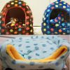 Soft Pet Bed Pet House Puppy Dog Cat House Cushion Mat Best Puppy Supplies, A