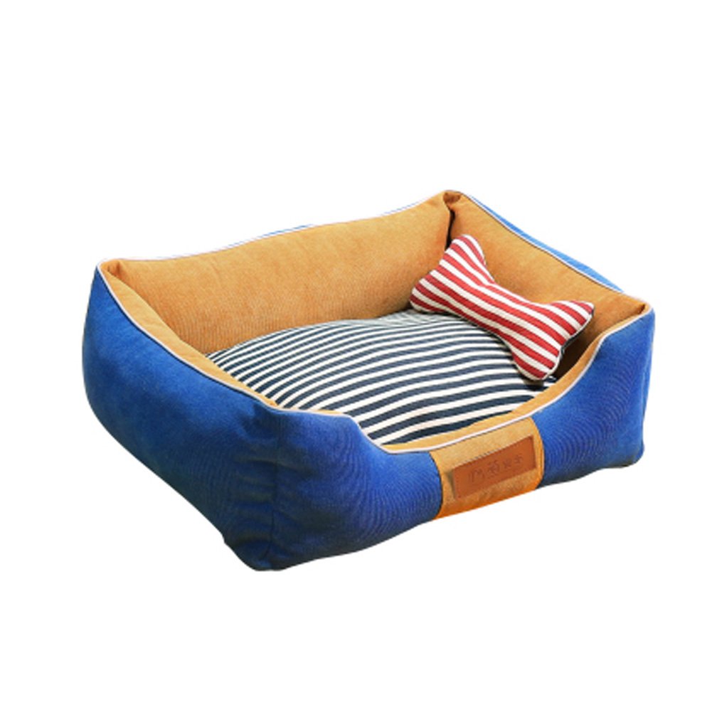 Detachable House Pet Mat Stylish Pet Bed Pet House Kennel,Pet Bolster Bed#E
