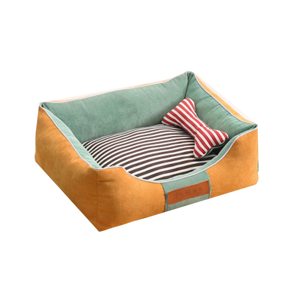 Detachable House Pet Mat Stylish Pet Bed Pet House Kennel,Pet Bolster Bed#F