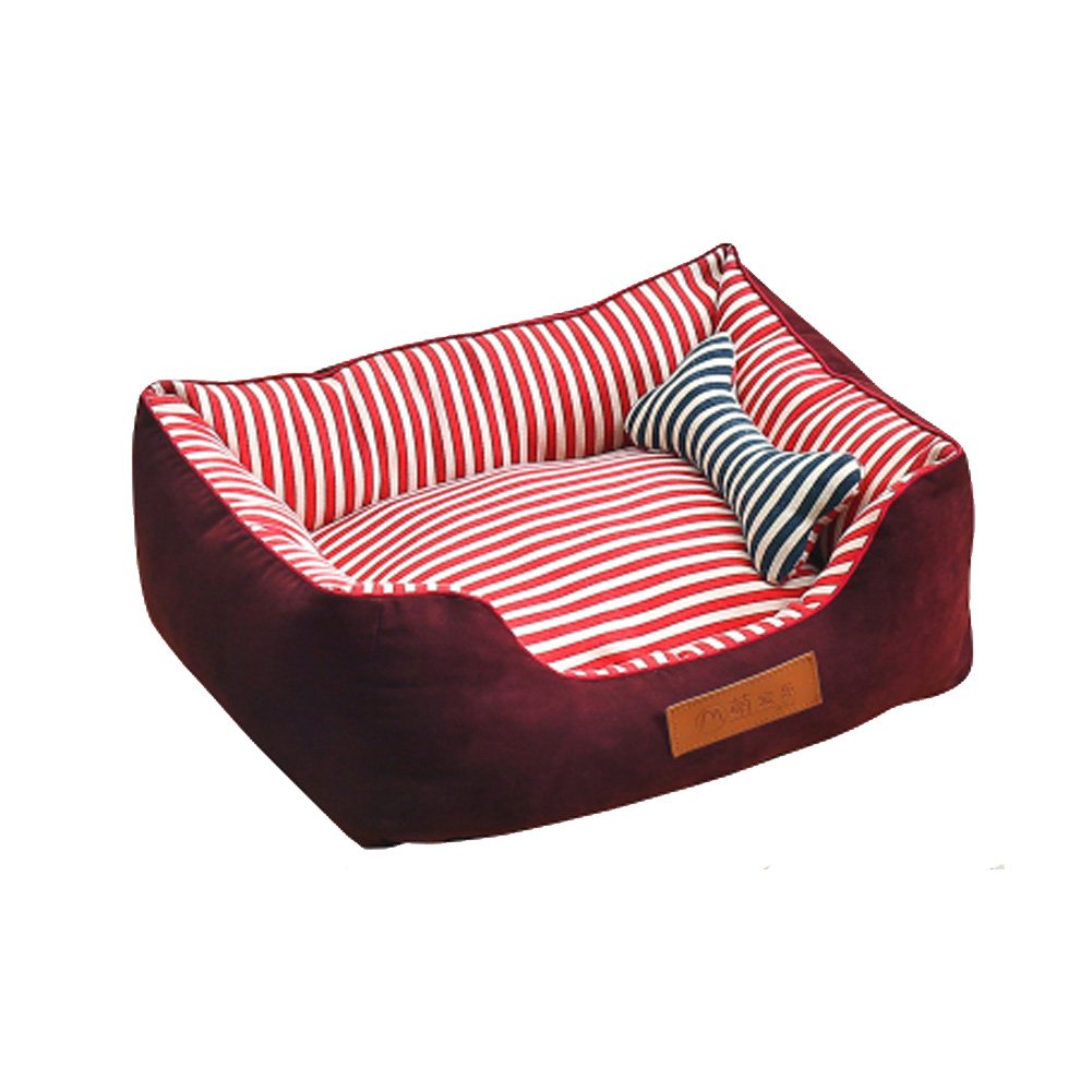 Detachable House Pet Mat Stylish Pet Bed Pet House Kennel,Pet Bolster Bed#G
