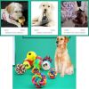 Durable Dog Toys Pet Toys Various Random Colors Cat Toys Balls Grind Teeth Training Balls, #A10