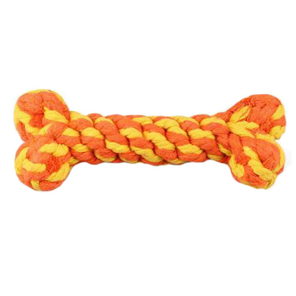 Durable Dog Toys Pet Toys Various Random Colors Ropes Toys Grind Teeth Training Ropes, #B9