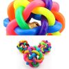 Durable Dog Toys Pet Toys Various Random Colors Cat Toys Balls Grind Teeth Training, Colorful S