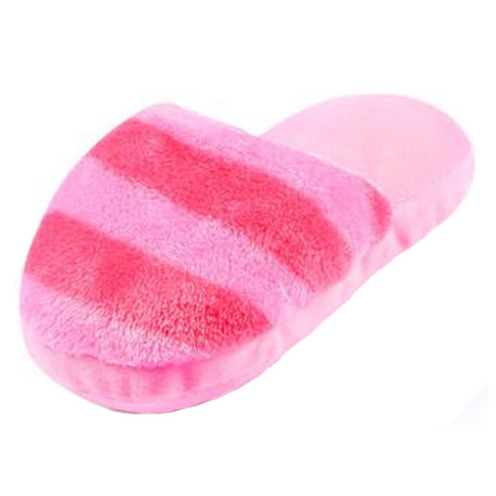 Durable Dog Toys Pet Toys Various Stripe Colors Toys Grind Teeth Training Slippers, Pink Rose