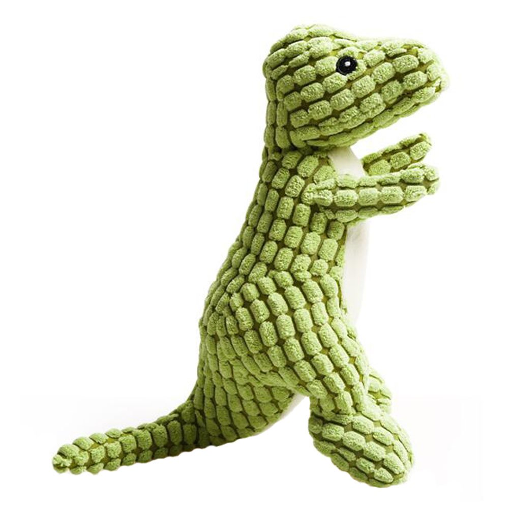 Durable Dog Toys Pet Toys Various Colors Grind Teeth Training Dinosaur Toy, Green
