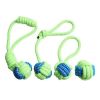Durable Dog Toys Pet Toys Various Colors Ropes Toys Grind Teeth Training, Knot Ball Four-piece