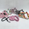 [9.8-feet Long]Retractable Pet Leash Dog Belt Dog Leash Strap Rope-Orange Flower