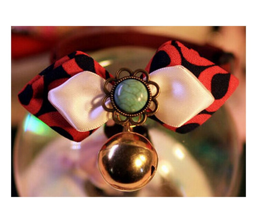 Pet Accessories Bow - Cats and Dogs Tie Bells-5