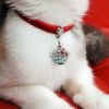 Soft Material with Bell & Crown Pendant Collar for Cat, Dog(Fit 16~32cm Neck)