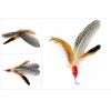 Set of 2 Interactive Educational Toy for Pet--Feathers Cat Toy/Bird Rod [No.04]