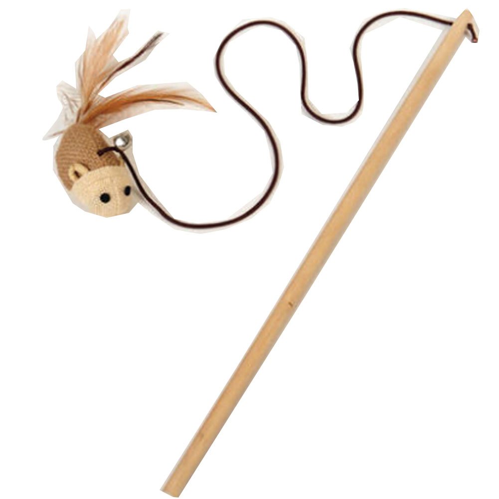 Interactive Educational Toy for Pet -- Natural Wooden Cat Toy [Mouselet]