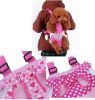 Cute Portable Front Backpack Carrier Bag For Pets PINK B (Suitable for 2.5-4kg)