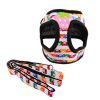 Nylon Material Pets Supplies Little Bear Printing Dogs Leash Collar, M Size