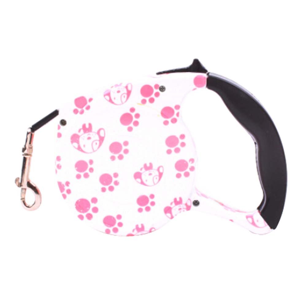Unicersal Leash Collar Pets Harness Supplies ( White Step Style, 5m Long )