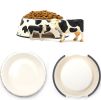 New Fashion Animal Dog Dishes Bowl Stainless Steel Pet Bowl, Zebra Stripes