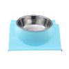 Dog Dishes Blue Stainless Steel Dog Bowl Pet Bowl Dog Food Bowls for Dogs Cats