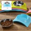 Dog Dishes Blue Stainless Steel Dog Bowl Pet Bowl Dog Food Bowls for Dogs Cats