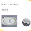 Imitation Ceramic Melamine Dogs/Cats Pet Bowls Dog Bowls Double Bowls-Fish