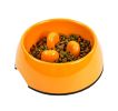 Pet Supplies Pet Bowl Dogs/Cats Bowl Slow Food Bowl Orange, Mudium