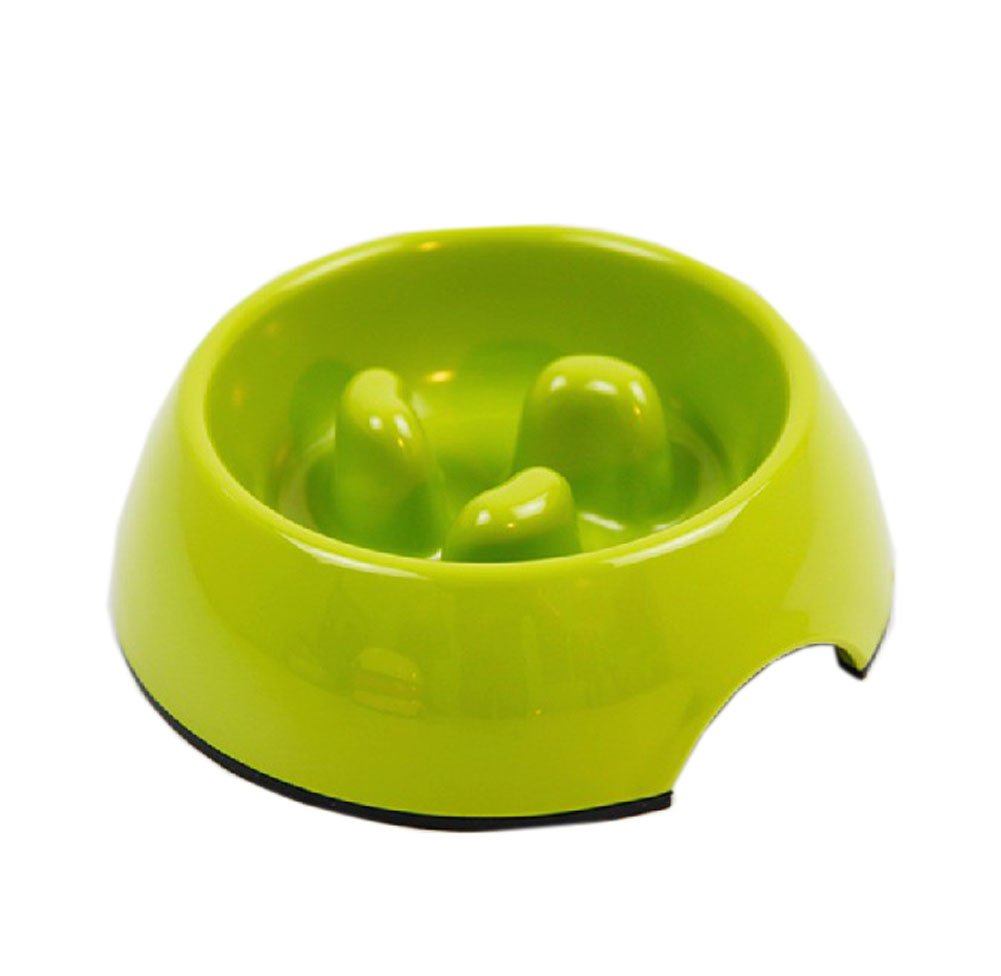 Pet Supplies Pet Bowl Dogs/Cats Bowl Slow Food Bowl Green, Large